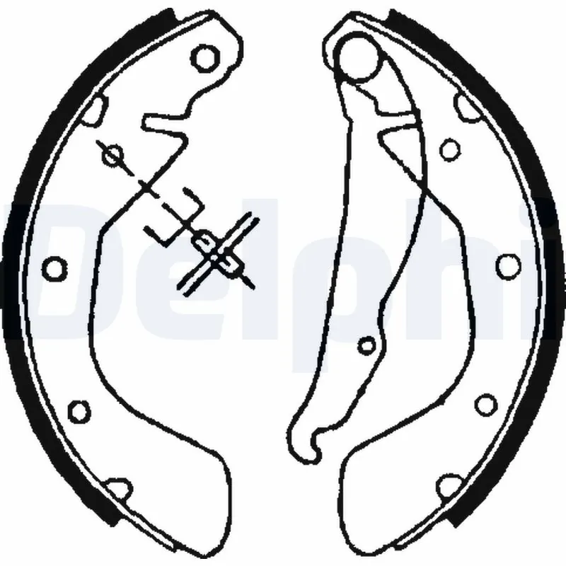 Jeu de mâchoires de frein DELPHI LS1621