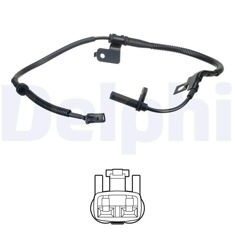 Capteur, vitesse de roue DELPHI SS20620