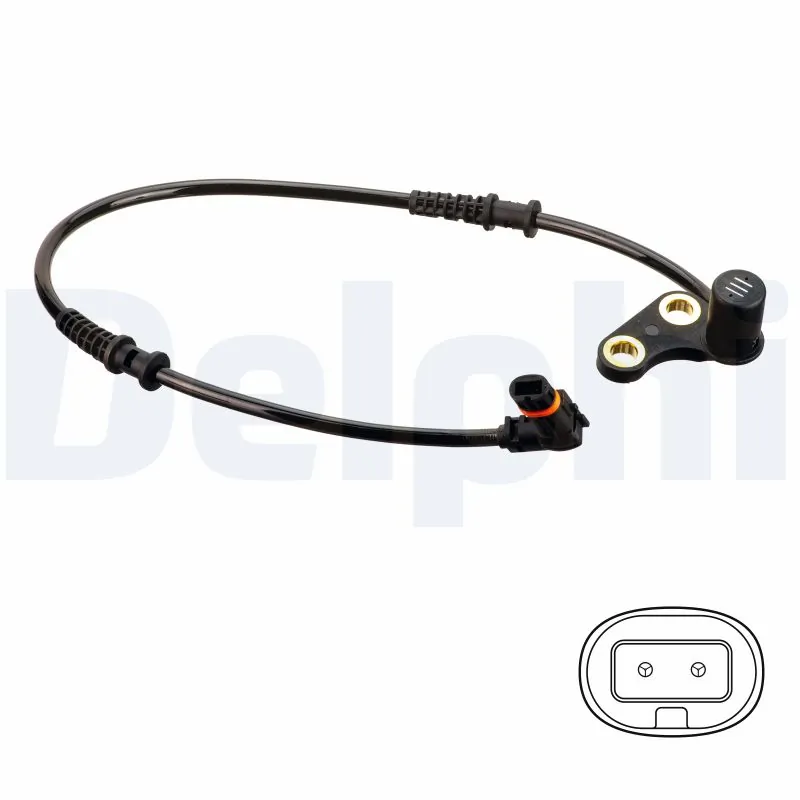 Capteur, vitesse de roue DELPHI SS20492