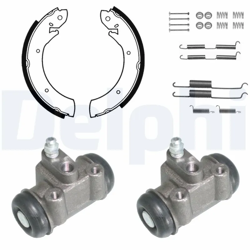 Jeu de mâchoires de frein DELPHI KP882