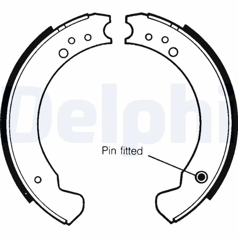 Jeu de mâchoires de frein DELPHI LS1089