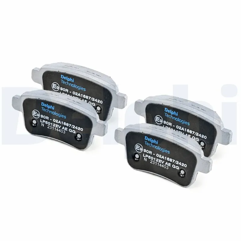 Kit de plaquettes de frein, frein à disque DELPHI LP5012EV