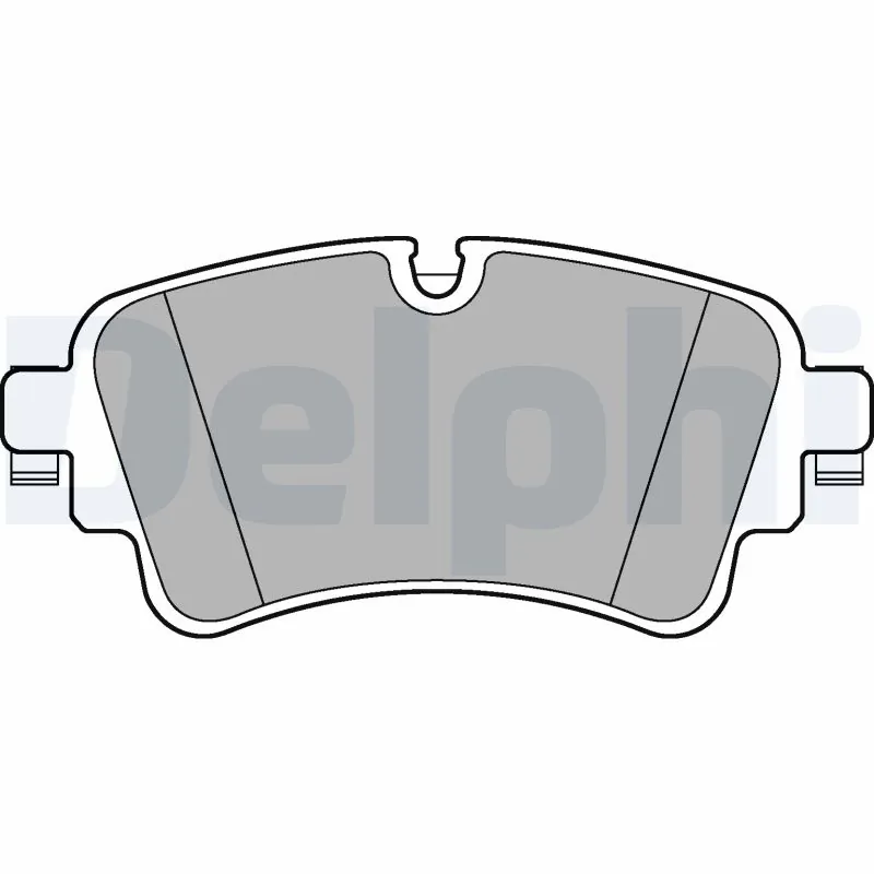 Kit de plaquettes de frein, frein à disque DELPHI LP3240