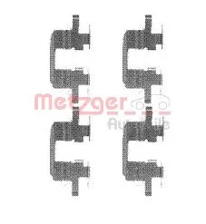 Kit d'accessoires, plaquette de frein a disque