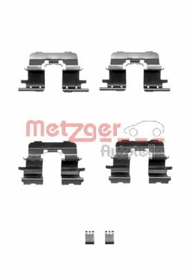 Kit d'accessoires, plaquette de frein a disque