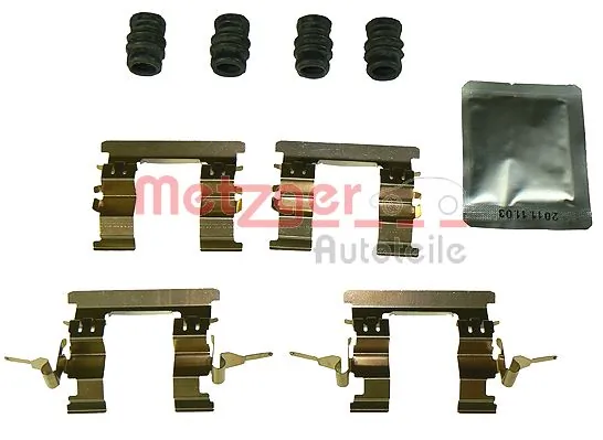 Kit d'accessoires, plaquette de frein a disque