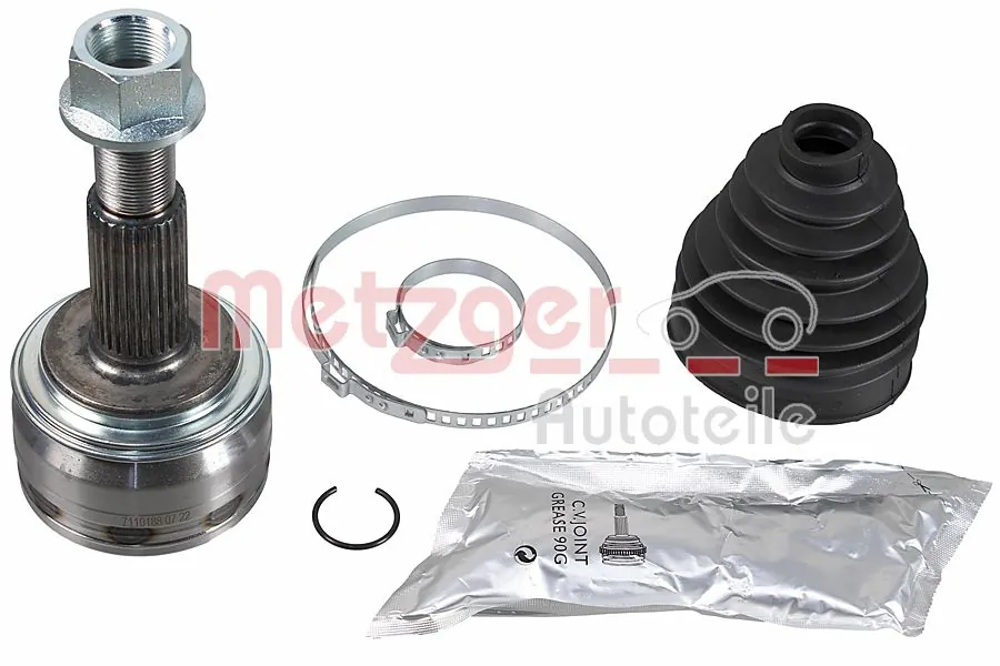 METZGER AUTOTEILE 7110188 — ШРКШ зі змазкою в комплекті