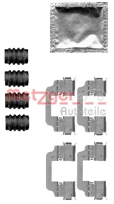 Kit d'accessoires, plaquette de frein a disque