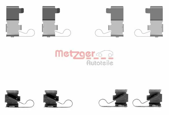 Kit d'accessoires, plaquette de frein a disque