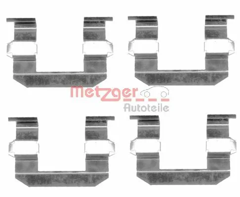 Kit d'accessoires, plaquette de frein a disque