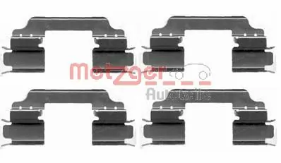 Kit d'accessoires, plaquette de frein a disque