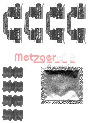 Kit d'accessoires, plaquette de frein a disque
