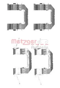 Kit d'accessoires, plaquette de frein a disque