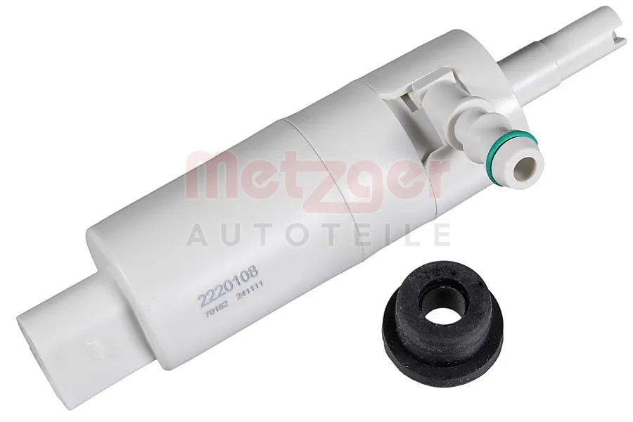 Помпа омивача METZGER AUTOTEILE 2220108 для Mercedes-Benz ML W164, R-Class, GLE та інших (спереду)