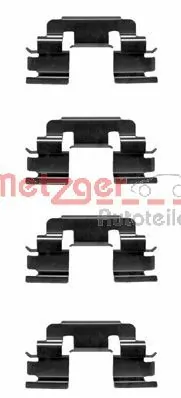 Kit d'accessoires, plaquette de frein a disque