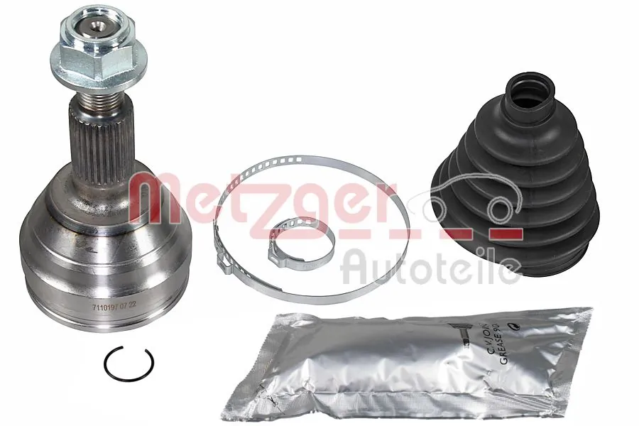 METZGER AUTOTEILE 7110197 — ШРКШ зі змазкою в комплекті
