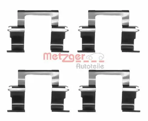 Kit d'accessoires, plaquette de frein a disque