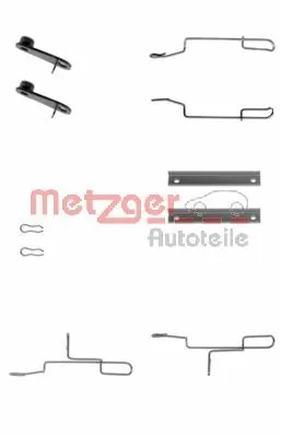 Kit d'accessoires, plaquette de frein a disque