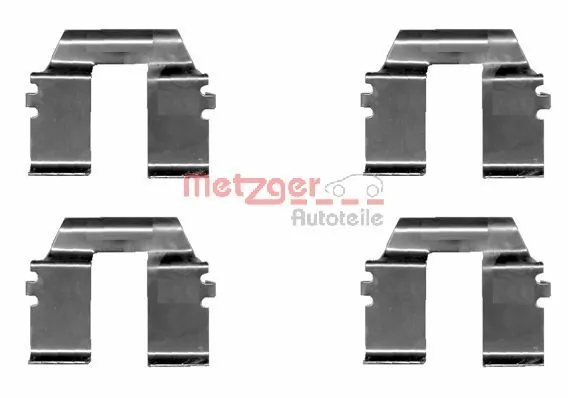 Kit d'accessoires, plaquette de frein a disque