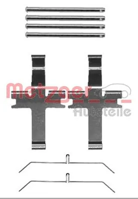 Kit d'accessoires, plaquette de frein a disque