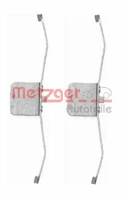 Kit d'accessoires, plaquette de frein a disque