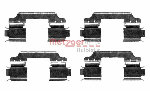 Kit d'accessoires, plaquette de frein a disque