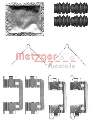 Kit d'accessoires, plaquette de frein a disque