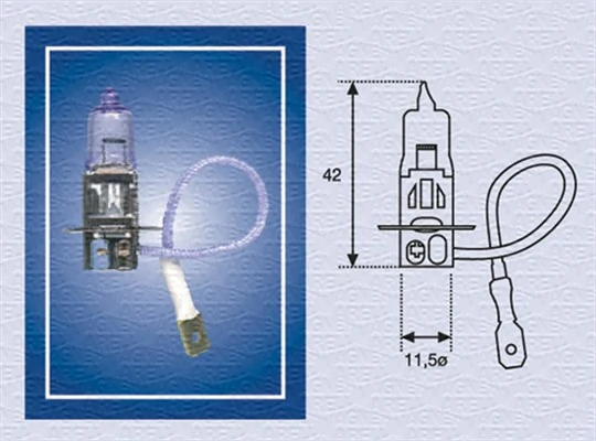 Ampoule, projecteur antibrouillard Magneti Marelli