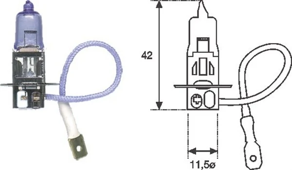 Ampoule, projecteur antibrouillard