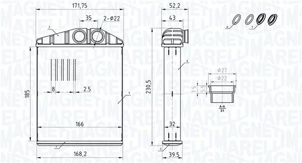 Système de chauffage MAGNETI MARELLI 350218426000
