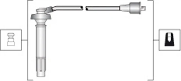 Kit de câbles d'allumage MAGNETI MARELLI 941318111310