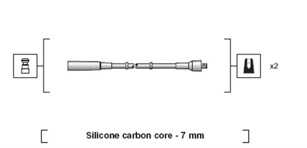 Kit de câbles d'allumage MAGNETI MARELLI 941318111197
