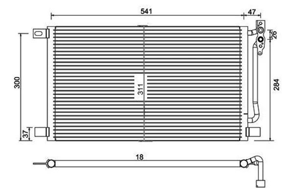 Condenser, air conditioning