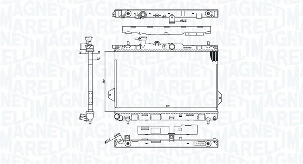 Radiator, engine cooling