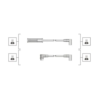 Kit de câbles d'allumage MAGNETI MARELLI 941319170033