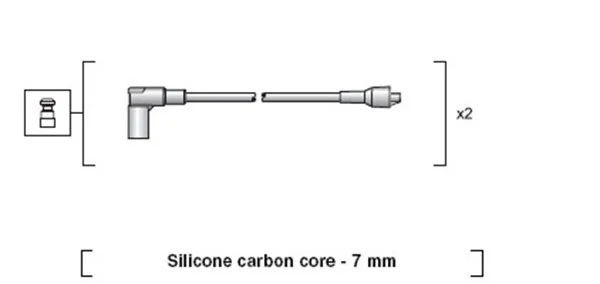 Kit de câbles d'allumage MAGNETI MARELLI 941318111199