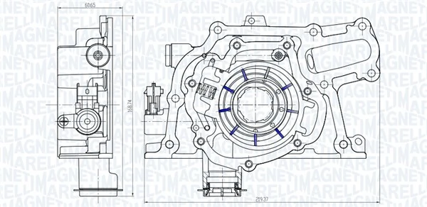 Pompe à huile MAGNETI MARELLI 351516000140