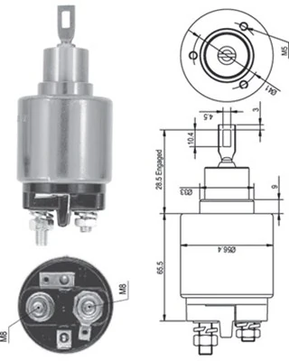 Contacteur, démarreur MAGNETI MARELLI 940113050125