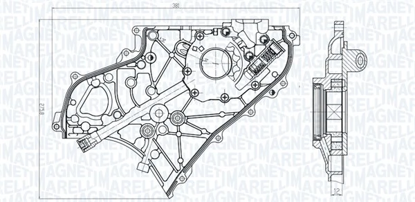 Pompe à huile MAGNETI MARELLI 351516000052