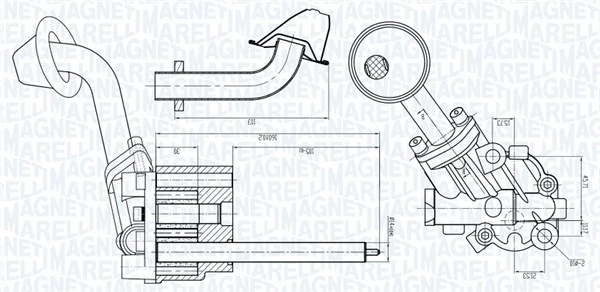 Pompe à huile MAGNETI MARELLI 351516000005