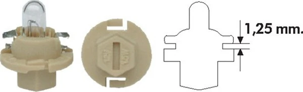 Ampoule, éclairage des instruments