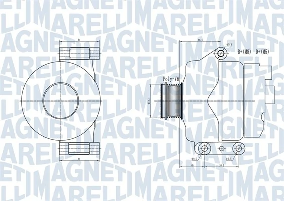 Alternateur MAGNETI MARELLI 063731934010