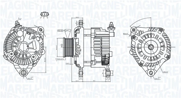 Alternateur MAGNETI MARELLI 063731946010