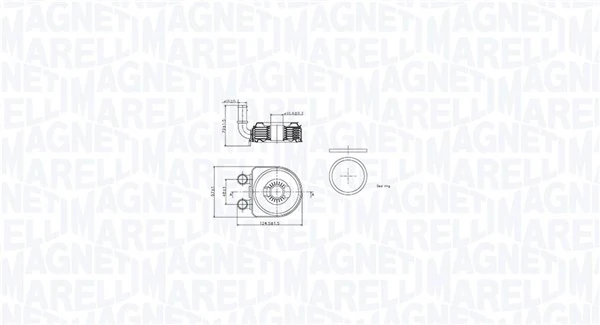 Radiateur d'huile MAGNETI MARELLI 350300002500