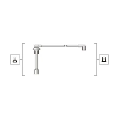 Kit de câbles d'allumage MAGNETI MARELLI 941319170105