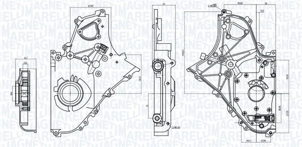 Pompe à huile MAGNETI MARELLI 351516000064