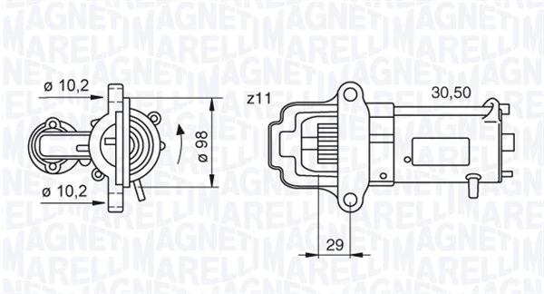 Démarreur MAGNETI MARELLI 063280023010