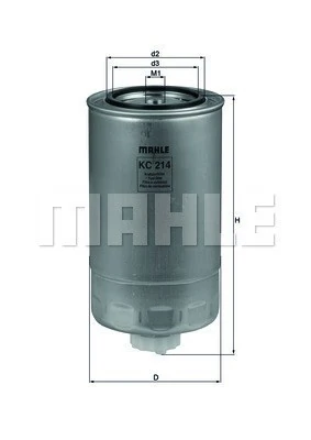 Filtre à carburant MAHLE ORIGINAL IVECO Daily IV/V