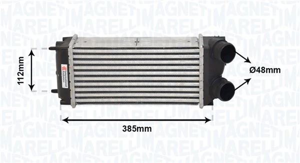 Intercooler, échangeur MAGNETI MARELLI 351319205090