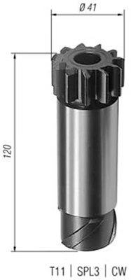 Pignon, démarreur MAGNETI MARELLI 940113020006